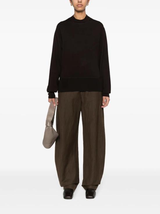  르메르 스웨터 TO1195LK087 brown - LEMAIRE