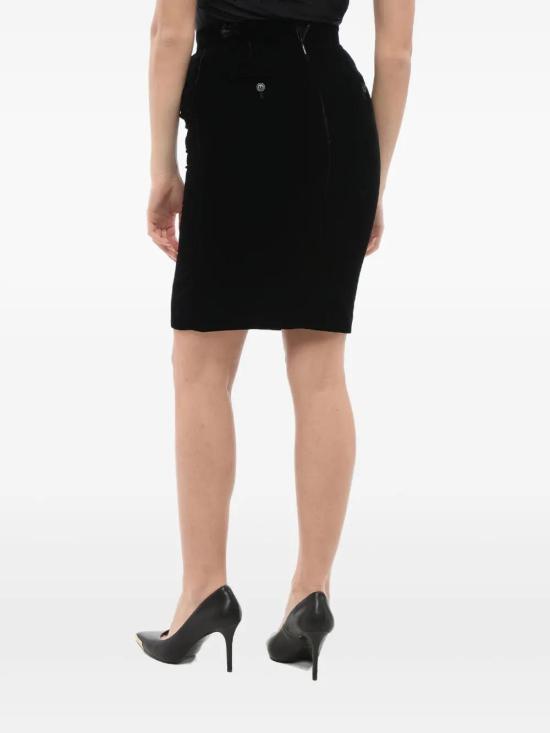  생로랑 미디 스커트 769366Y525R black - SAINT LAURENT