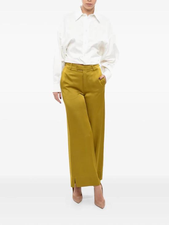  생로랑 스트레이트 팬츠 735726Y3G36 yellow - SAINT LAURENT