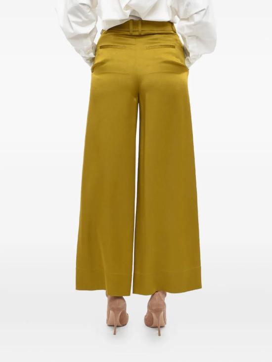  생로랑 스트레이트 팬츠 735726Y3G36 yellow - SAINT LAURENT