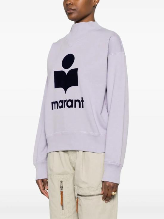  이자벨마랑 긴팔 티셔츠 SW0003FAA1M07E lilac - ISABEL MARANT