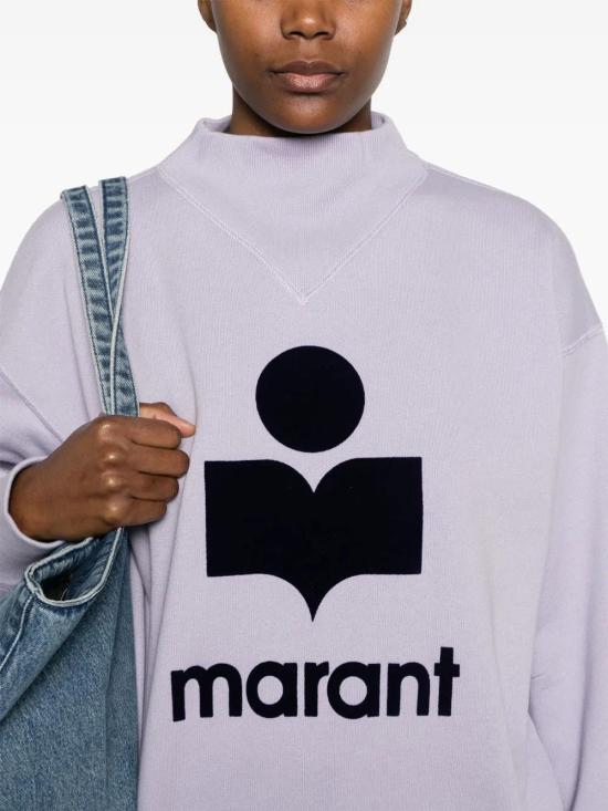  이자벨마랑 긴팔 티셔츠 SW0003FAA1M07E lilac - ISABEL MARANT