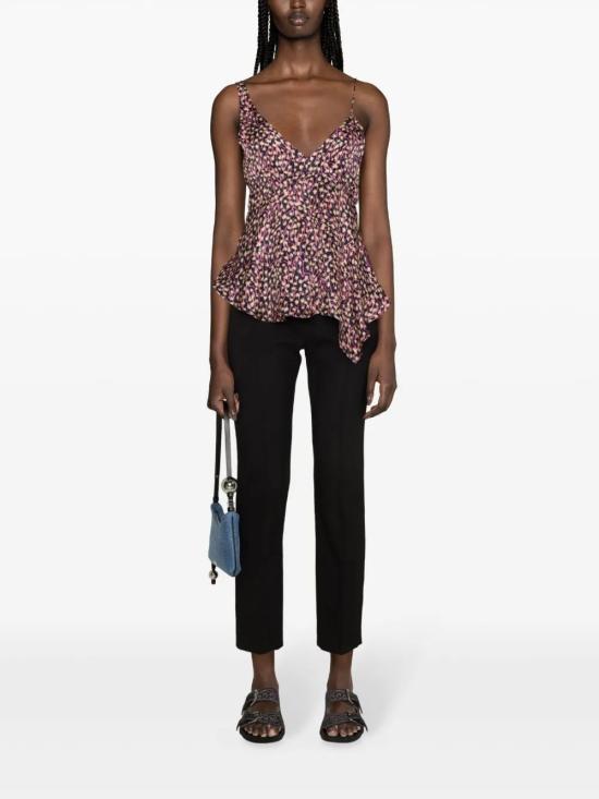  이자벨마랑 민소매 티셔츠 HT0353FAB1J03I midnight blue - ISABEL MARANT