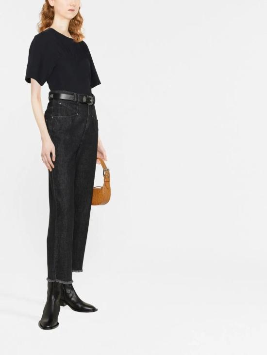  이자벨마랑 반팔 티셔츠 TS0040FAA1N41I black - ISABEL MARANT