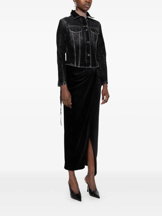  발렌시아가 데님 자켓 831697TSW65 black - BALENCIAGA