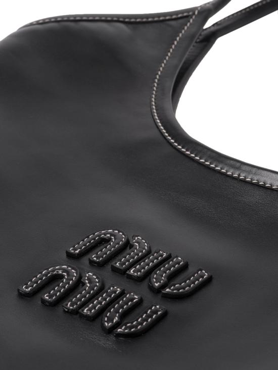 25FW 미우미우 숄더백 5BG231VMLN2CRW F0002 NERO - MIU MIU