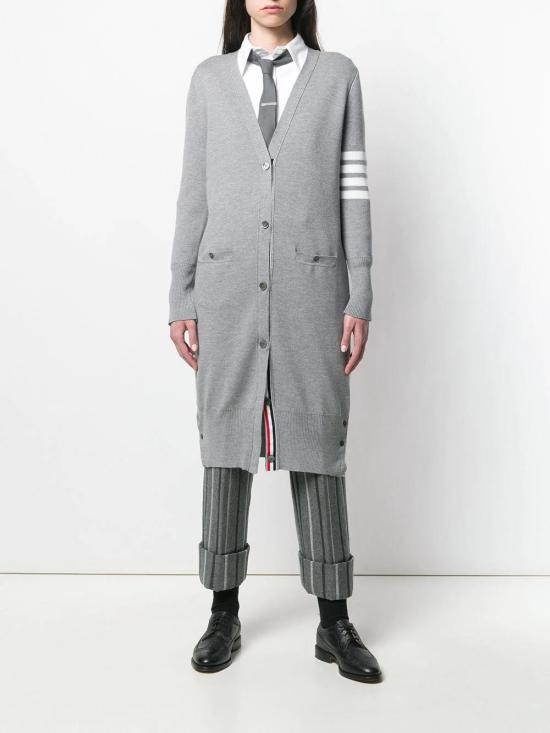 25FW 톰브라운 가디건 FKC289A00014 055 LT GREY - THOM BROWNE