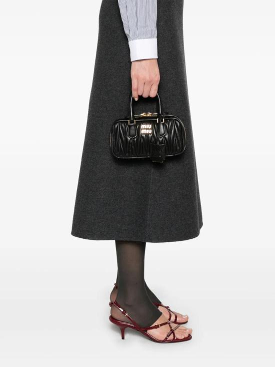 25FW 미우미우 토트백 5BB148VOONAN88 F0002 NERO - MIU MIU