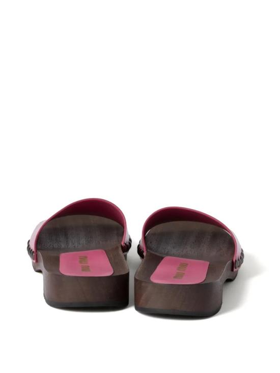 26FW 미우미우 뮬/슬리퍼 5Z425EFA030069 F0638 BEGONIA - MIU MIU
