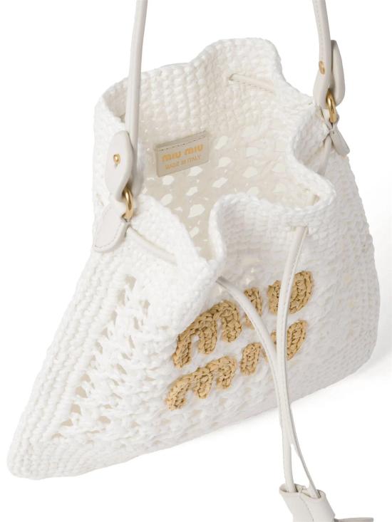 26FW 미우미우 토트백 5ND0162DO1 F0965 BIANCO NATURALE - MIU MIU