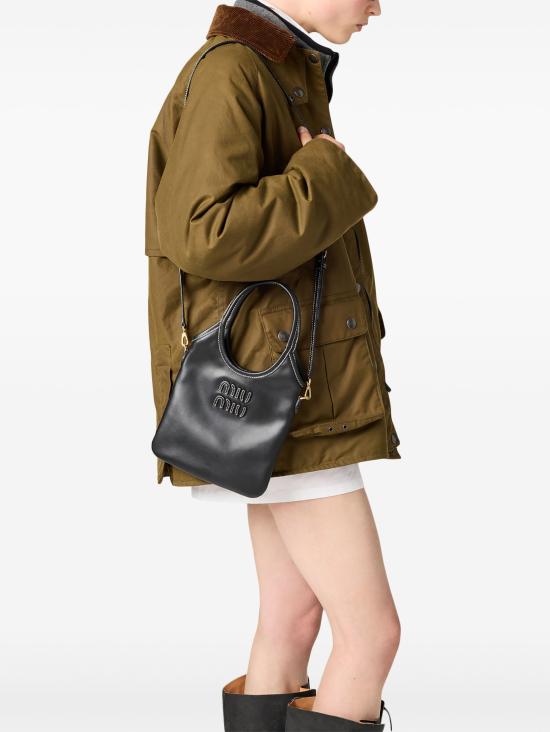 26FW 미우미우 토트백 5BA281VOLN2CRW F0002 NERO - MIU MIU