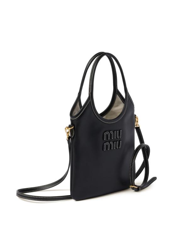 26FW 미우미우 토트백 5BA281VOLN2CRW F0002 NERO - MIU MIU
