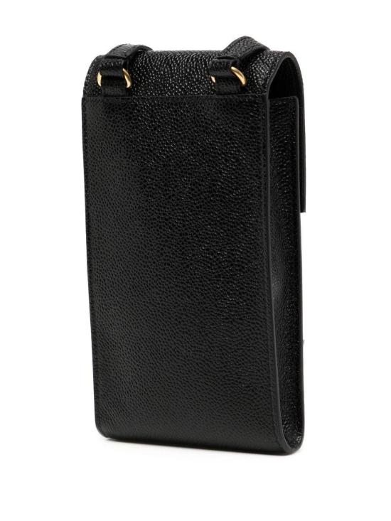 25FW 톰브라운 스트랩 휴대폰 홀더 핸드폰 액세사리 MAC113A00198 BLACK - THOM BROWNE