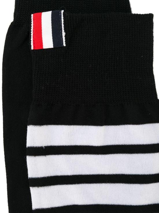 26SS 톰브라운 양말 FAS020B01690 001 BLACK - THOM BROWNE