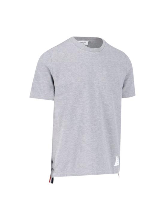 26FW 톰브라운 피케 센터 백 스트라이프 릴렉스 핏 티셔츠 MJS056A00050 055 - THOM BROWNE