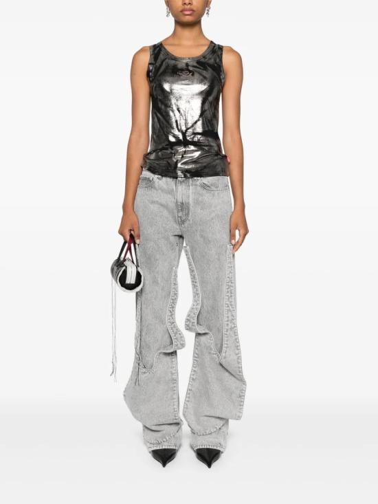  디젤 민소매 티셔츠 A152840WFBW silver - DIESEL