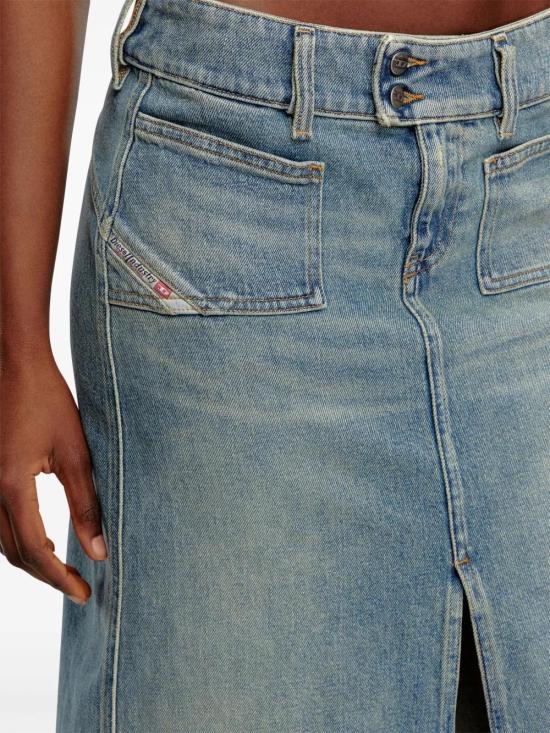  디젤 미디 스커트 A1372909J55 blue - DIESEL