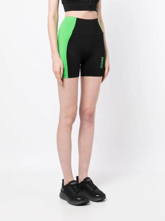  가니 숏팬츠 ACTIVET3391 black - GANNI