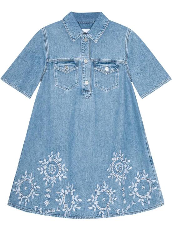  가니 미디 원피스 J1694 indigo