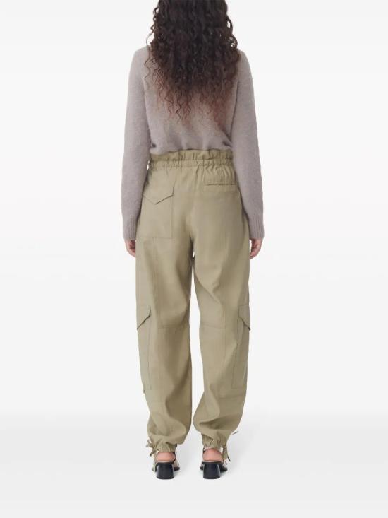  가니 스트레이트 팬츠 F8873 khaki - GANNI