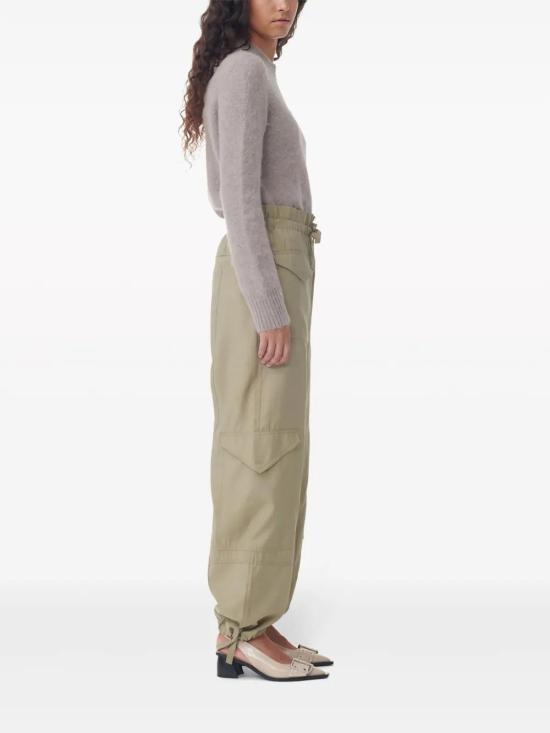  가니 스트레이트 팬츠 F8873 khaki - GANNI