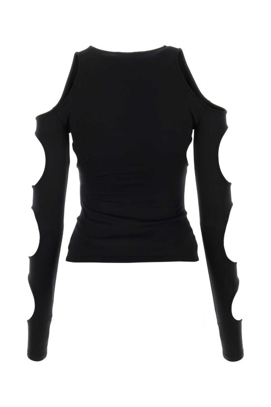  오프화이트 스웨터 OWAD228S23JER001 1001 Black - OFF WHITE