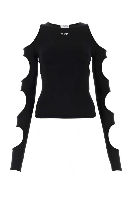  오프화이트 스웨터 OWAD228S23JER001 1001 Black