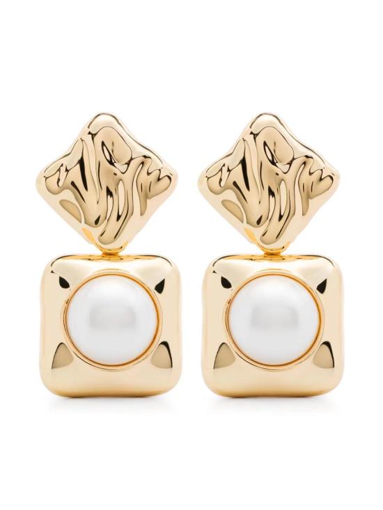  셀프 포트레이트 이어링 SS25602EGD gold