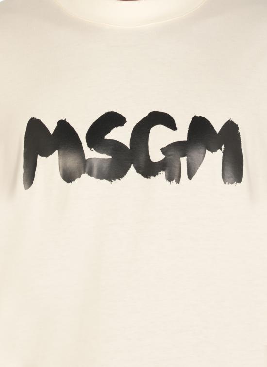 25SS 엠에스지엠 반팔 티셔츠 3840MM10525700202 OFF WHITE DOM - MSGM