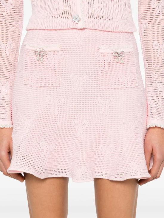  셀프 포트레이트 숏 스커트 SS25164SKP - SELF PORTRAIT