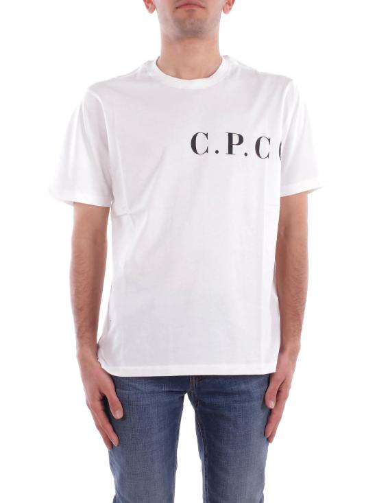 25SS 씨피 컴퍼니 반팔 티셔츠 18CMTS139A 005100W 103 GAUZE WHITE DOM
