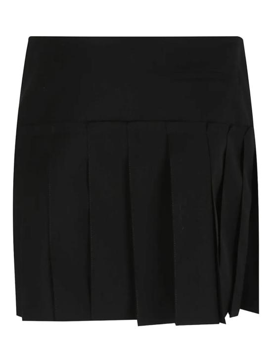  알렉산더 맥퀸 미디 스커트 829987QJADK black - ALEXANDER MCQUEEN