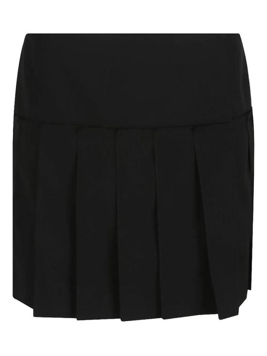  알렉산더 맥퀸 미디 스커트 829987QJADK black