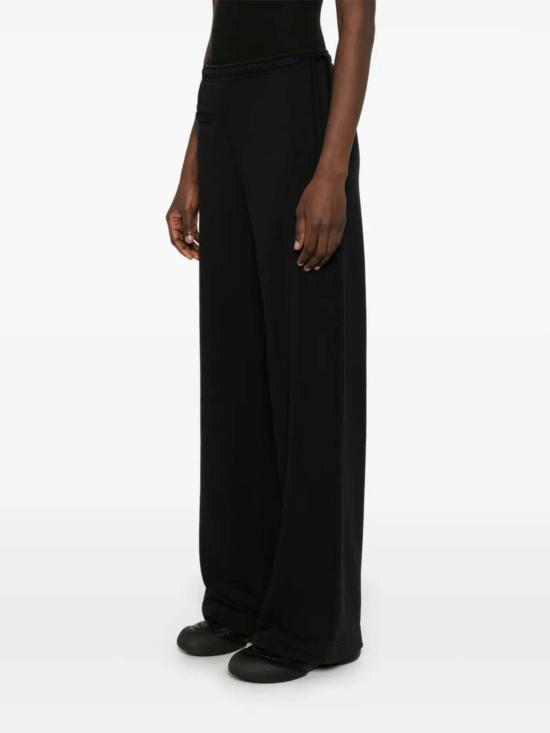  MM6 메종마르지엘라 스트레이트 팬츠 Mm6 메종 마르지엘라 로고 트랙 팬츠 블랙 - MM6 MAISON MARGIELA