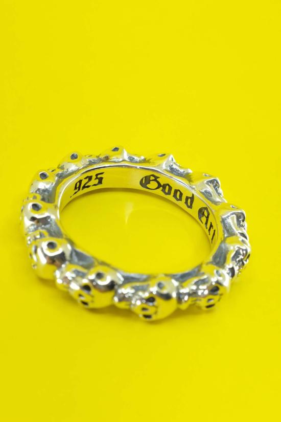  굿 아트 헐리우드 반지 굿 아트 힐우드 스컬 크러셔 밴드 링 - GOOD ART HLYWD