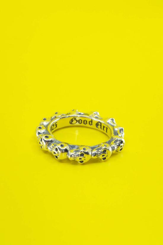  굿 아트 헐리우드 반지 굿 아트 힐우드 스컬 크러셔 밴드 링