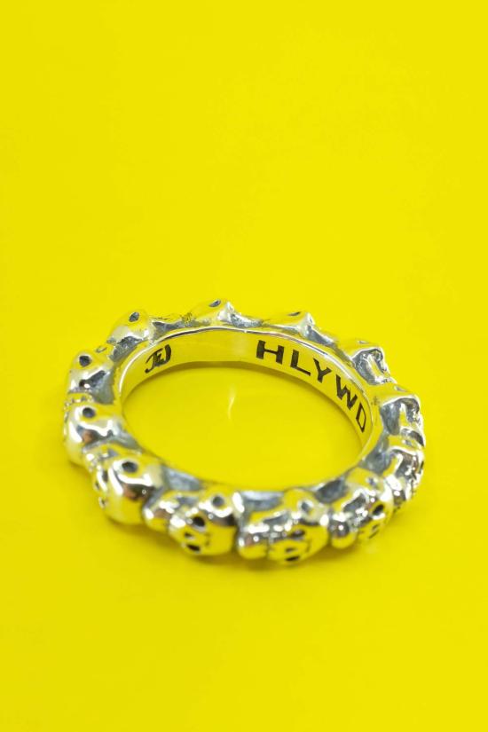  굿 아트 헐리우드 반지 굿 아트 힐우드 스컬 크러셔 밴드 링 - GOOD ART HLYWD