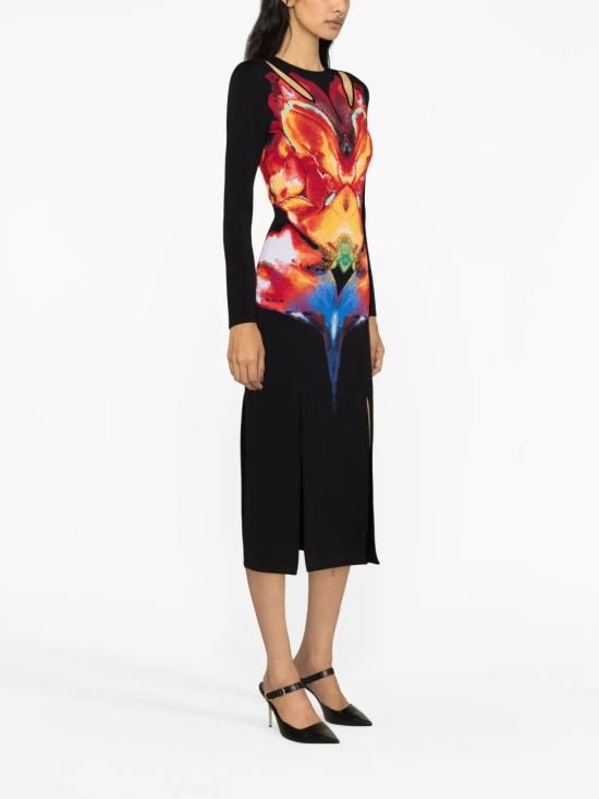  알렉산더 맥퀸 롱 원피스 758518Q1A6G - ALEXANDER MCQUEEN