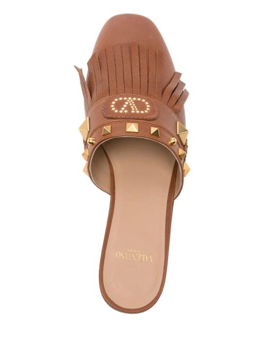  발렌티노 가라바니 뮬/슬리퍼 WS0LP4ZQF dark orange - VALENTINO GARAVANI