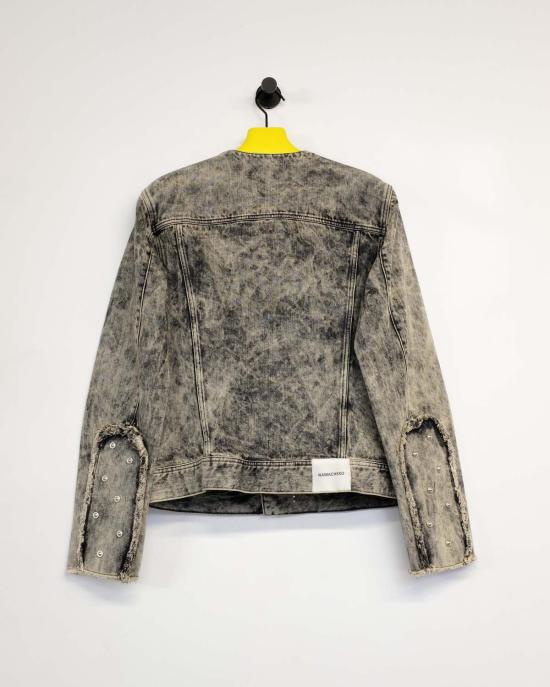  나마체코 데님 자켓 매직 우드 데님 재킷 아이보리 스카이 - NAMACHEKO