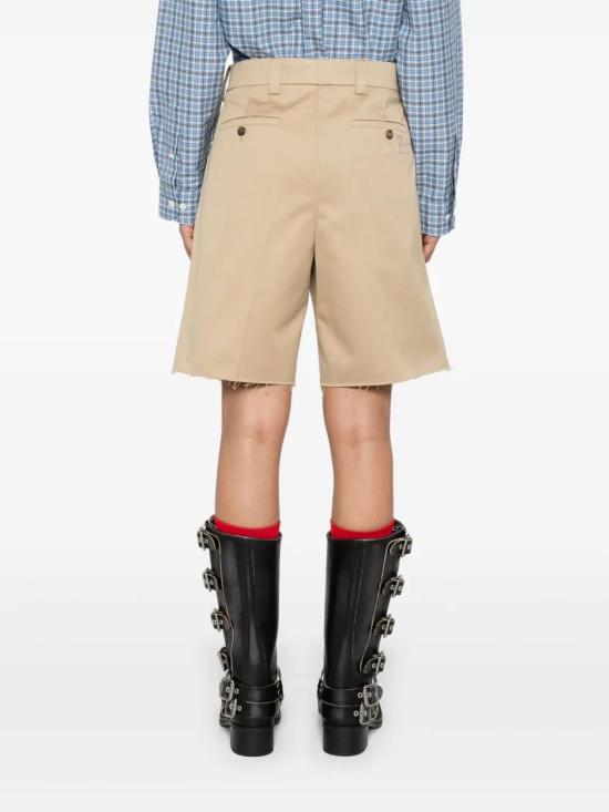  미우미우 숏팬츠 MP1856SOOO1UPX beige - MIU MIU