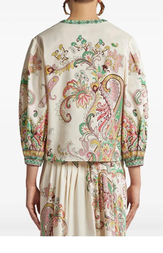 25SS 에트로 긴팔 티셔츠 WRJA008899SP5B9 X0802 - ETRO