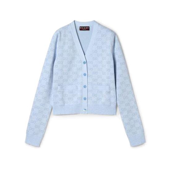 25SS 구찌 가디건 818735XKEOH 4546 BLUE