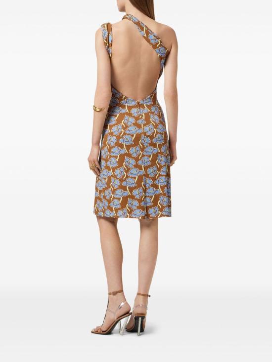 25SS 베르사체 원피스 10197771A13918 5N630 BROWN - VERSACE