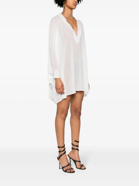  발망 숏 원피스 BKA281770 ivory - BALMAIN