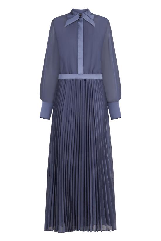 25SS 엠포리오 아르마니 미디 원피스 EW000839AF10209 UB084 blue