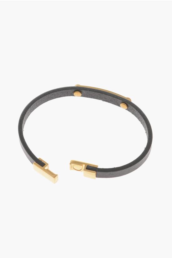  생로랑 브레이슬릿 7088500IH1J 1000 Black - SAINT LAURENT