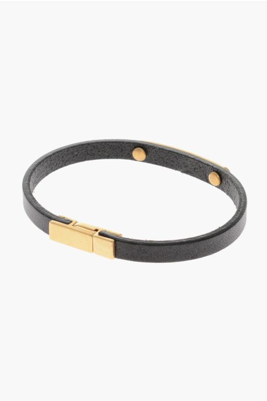  생로랑 브레이슬릿 7088500IH1J 1000 Black - SAINT LAURENT