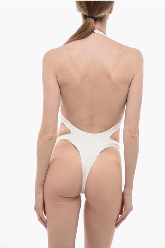  뮈글러 원피스 수영복 23S5BW0001859 1014 White - MUGLER