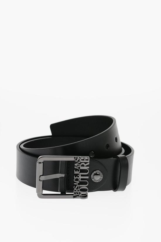  베르사체 가죽 벨트 75YA6F13 ZP228 E12 Black